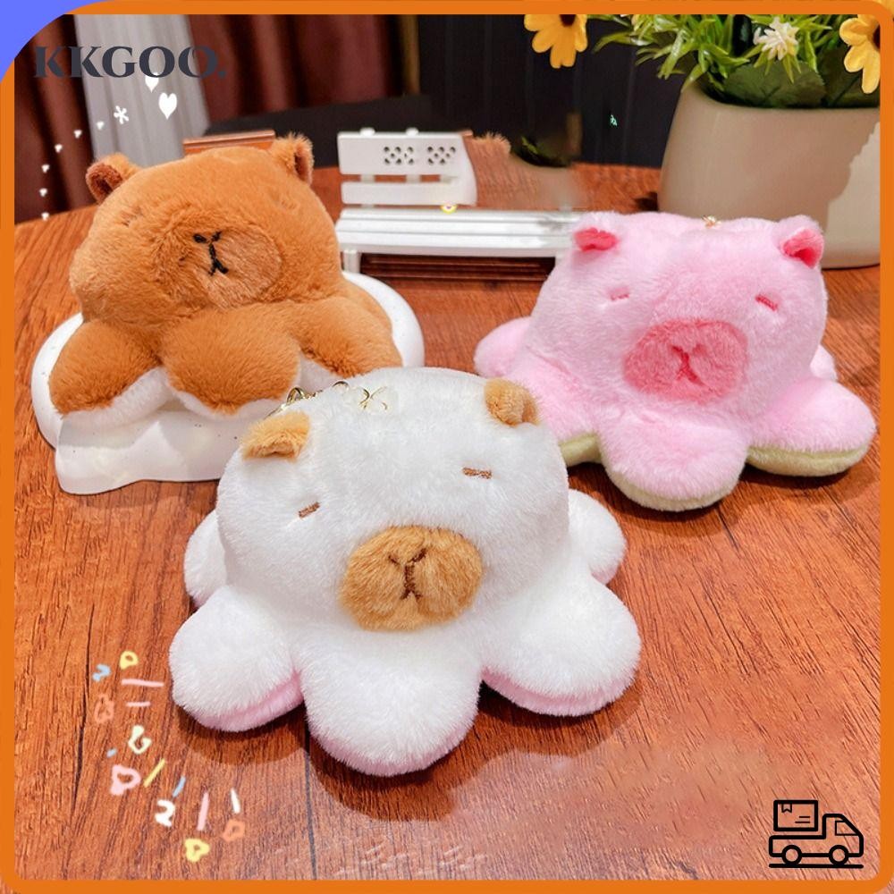 KKGOO Capybara Keychain, Double Sided Cute Animal Capybara Animal