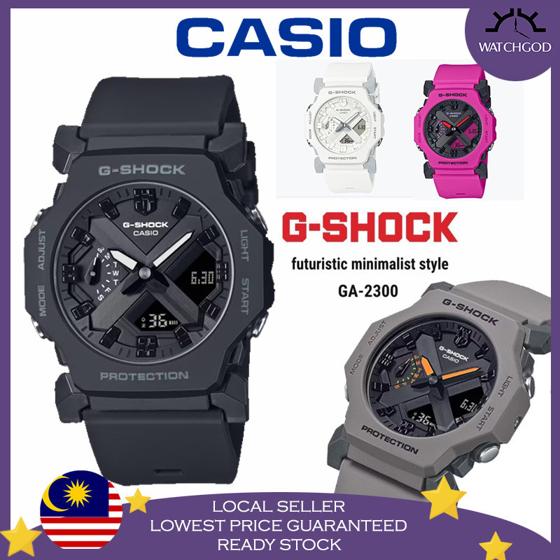 Malaysia 3 Year Warranty CASIO GSHOCK GA 2300 Analog Dgital Sport Digital Men Watch Watches Jam Tangan Lelaki