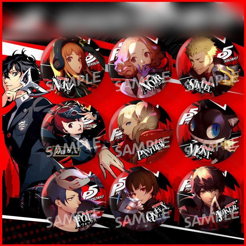 Jason Persona 5 Double Flash badge Valentines Day gift for girlfriend