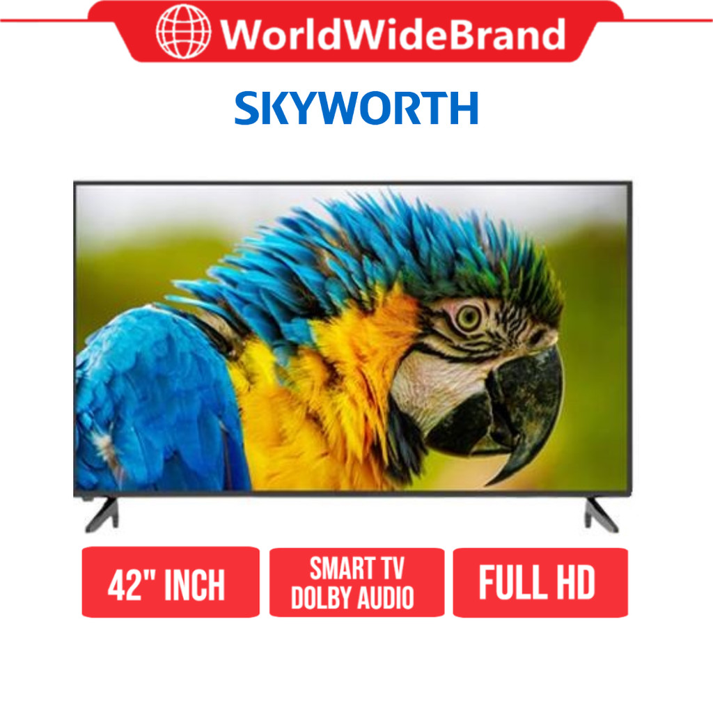 Skyworth 42 Inch 2K Android TV Smart 42STC6200 Full HD DVB-T2 Netflix ...
