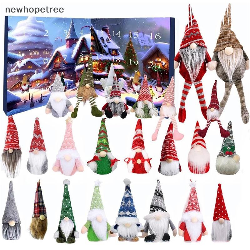Ntmy Christmas Advent Calendar 2024 Gnome Dolls 24 Days Xmas Countdown ...