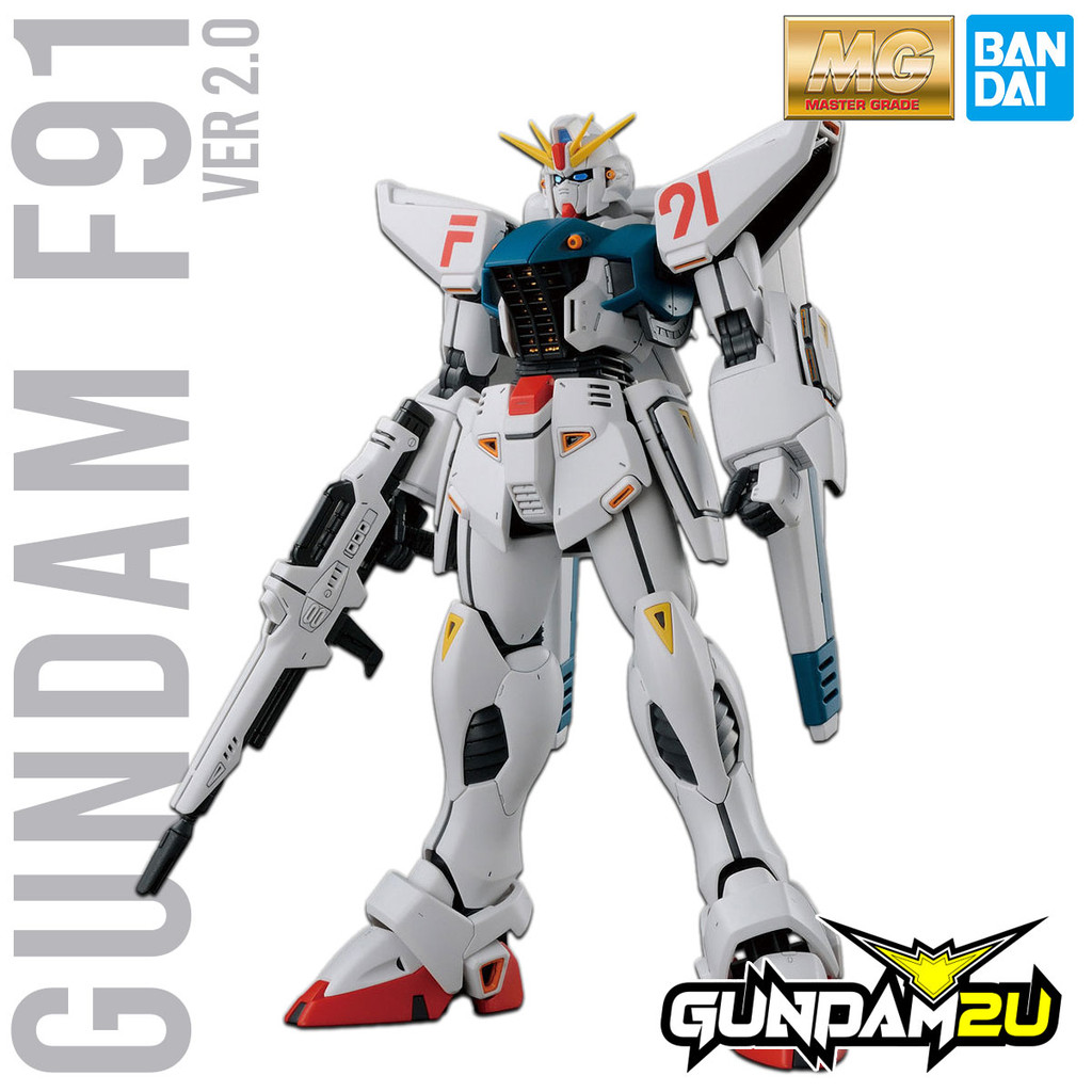 BANDAI MG 1/100 Gundam F91 Ver 2.0 - Plastic Model Kit Master Grade ...