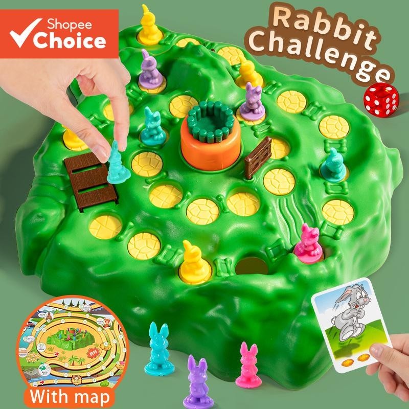TEMI Funny Bunny Trap Board Games Puzzle Interactive Early Learning ...