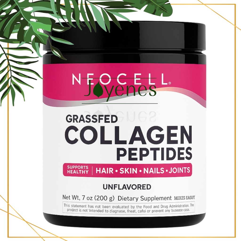 NeoCell, Grassfed Collagen Peptides, Unflavored, 7 oz (200 g) | Shopee ...