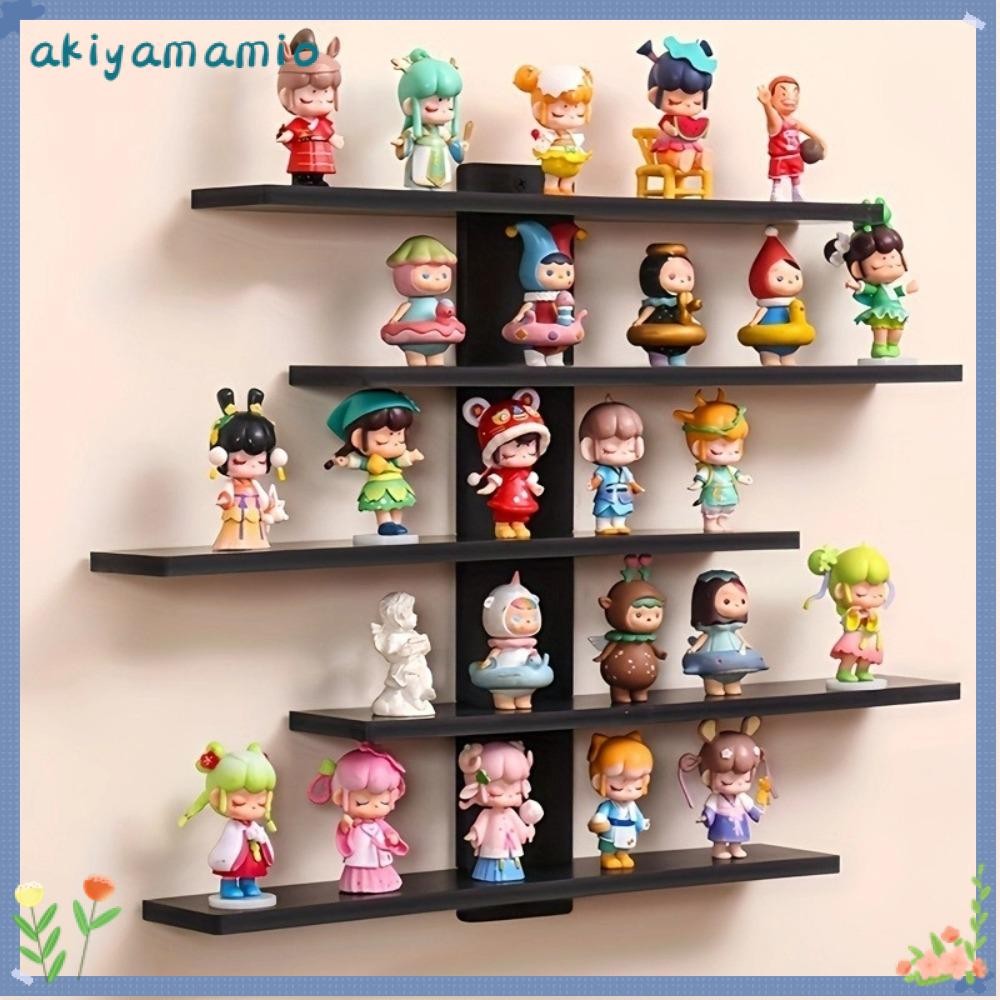 AKIYAMAMIO Wall Mounted Storage Rack, Wall-Mounted Adjustable Doll ...