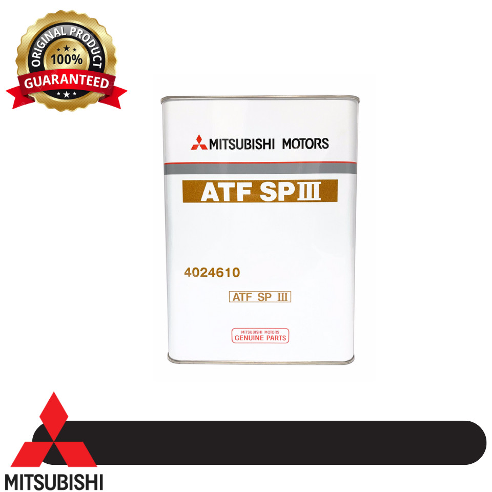 4024610 Mitsubishi ATF SP3 Auto Gear Oil (4L) Proton/Perodua | Shopee ...