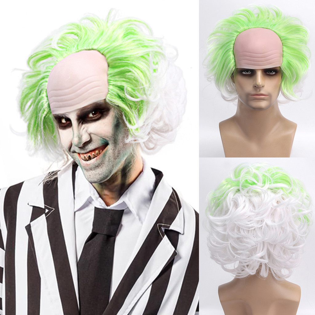 Beetlejuice Boys Costume Suit with Wig