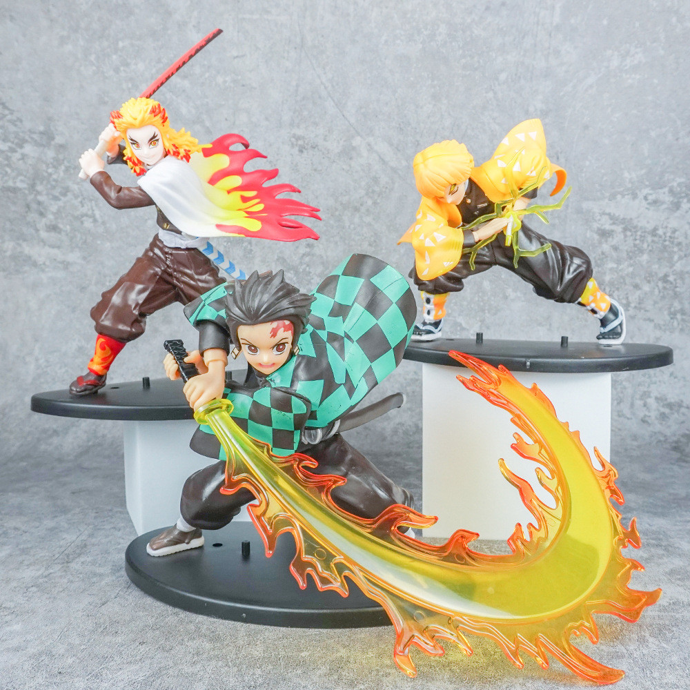 Demon Slayer Anime Figure Vulcan Tanjiro Battle My Wife Drawing Sword ...