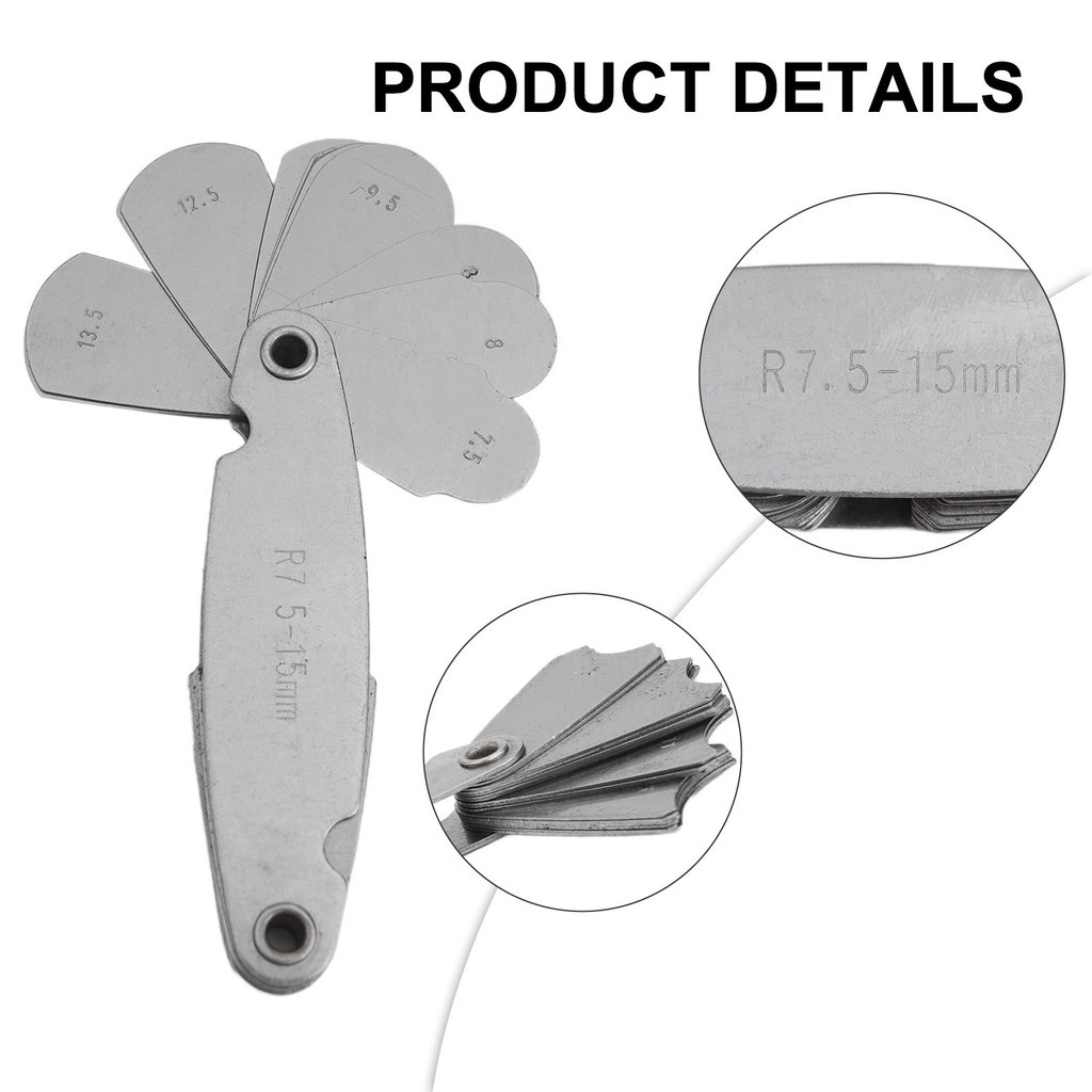 [Super] Radius template R gauge Radius gauge Plate fillet gauge ...