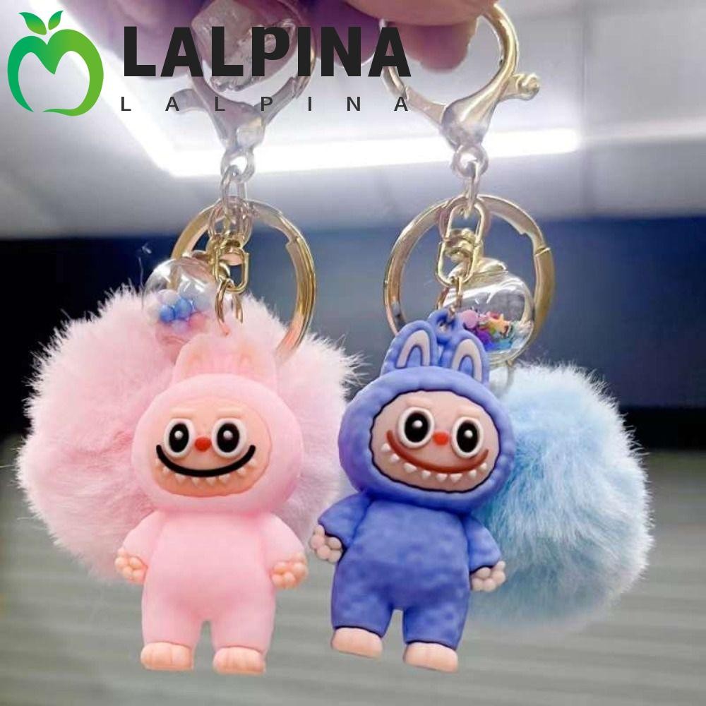 LALPINA Labubu Doll Keychain, Anti-lost Backpack Charms Labubu PVC ...