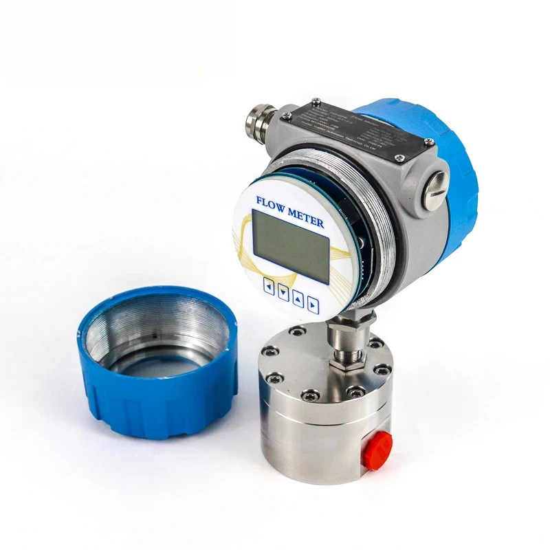 Micro Oval Gear Flowmeter Stainless Steel RS485 Ink Glue Edible Oil ...