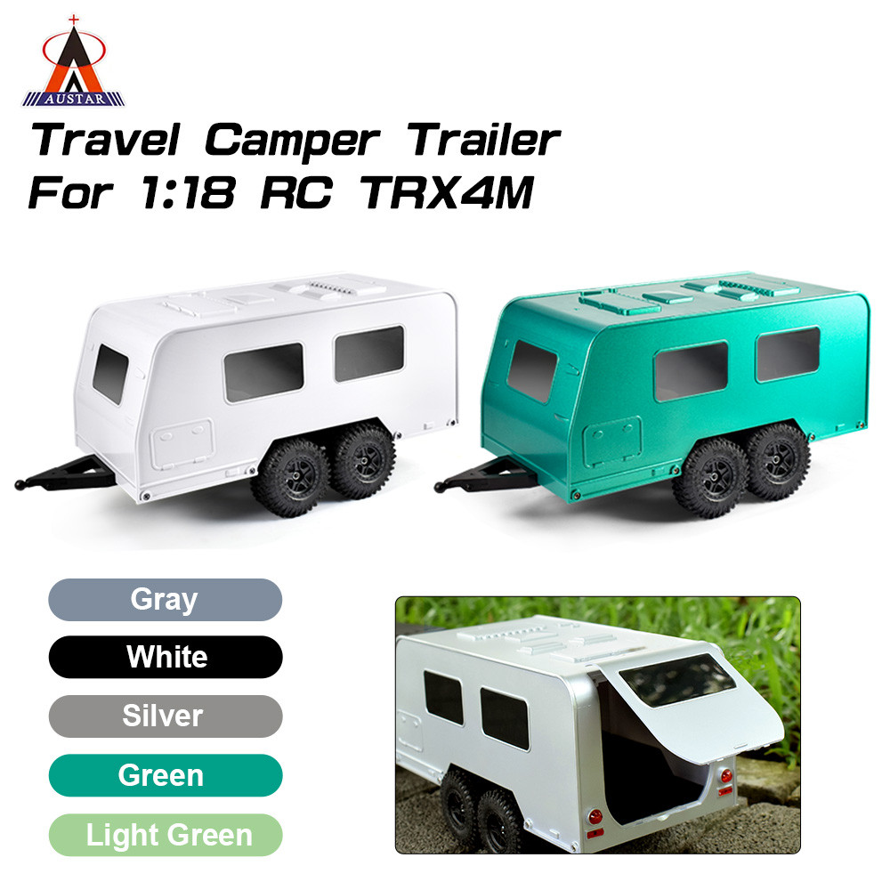 AUSTAR Travel Camper Trailer Simulation RV Vehicle Rear Open Door Dual ...