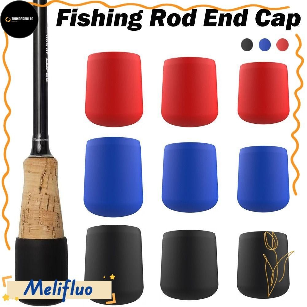 TD Fishing Rod End Cap, Silicone Strong Elasticity Fishing Rod Tail ...