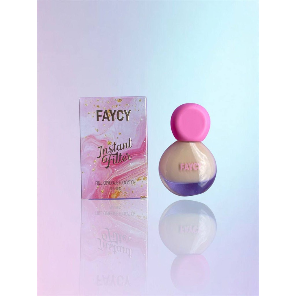 FAYCY INSTANT FILTER FOUNDATION 30ML MEDIUM LIGHT/WARM NATURAL/GOLDEN ...