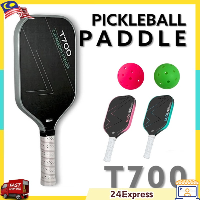 【PREMIUM 2 LAYER CARBON】T700 Rakat Pickleball Paddle Carbon Fiber Set ...