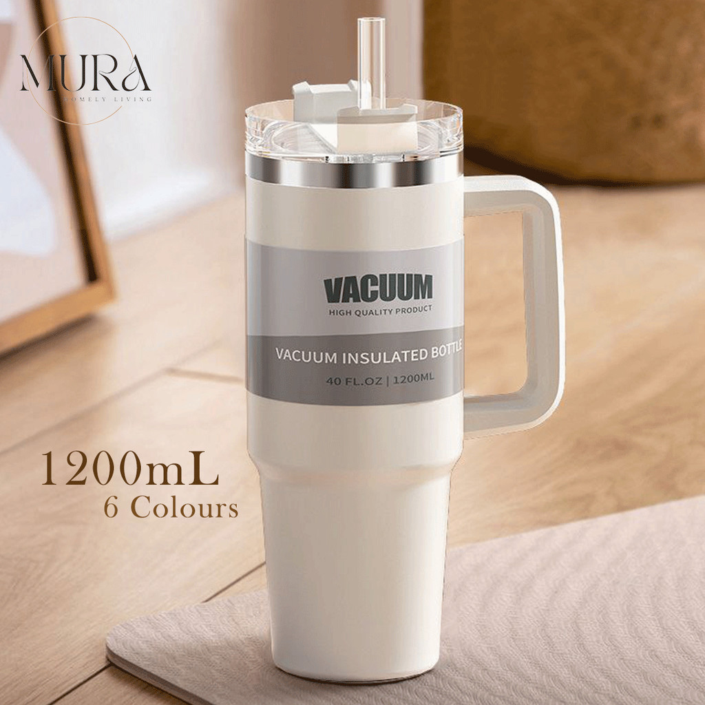 Large Capacity 1200ML Thermos Cup Vacuum Cup Tumbler Water Cup with ...
