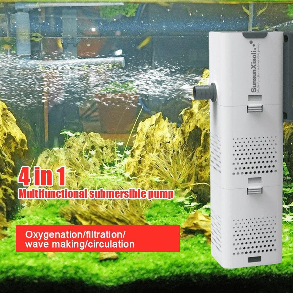 Photo inspiration: Small Aquarium System With Proper Circulation Reference: Xqp Fish Tank Filter 3 In Built In Oxygen Pump