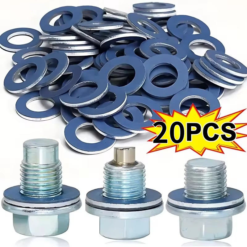 5/10/20Pcs Toyota Camry Corolla Lexus Engine Sump Oil Drain Bolts/seal