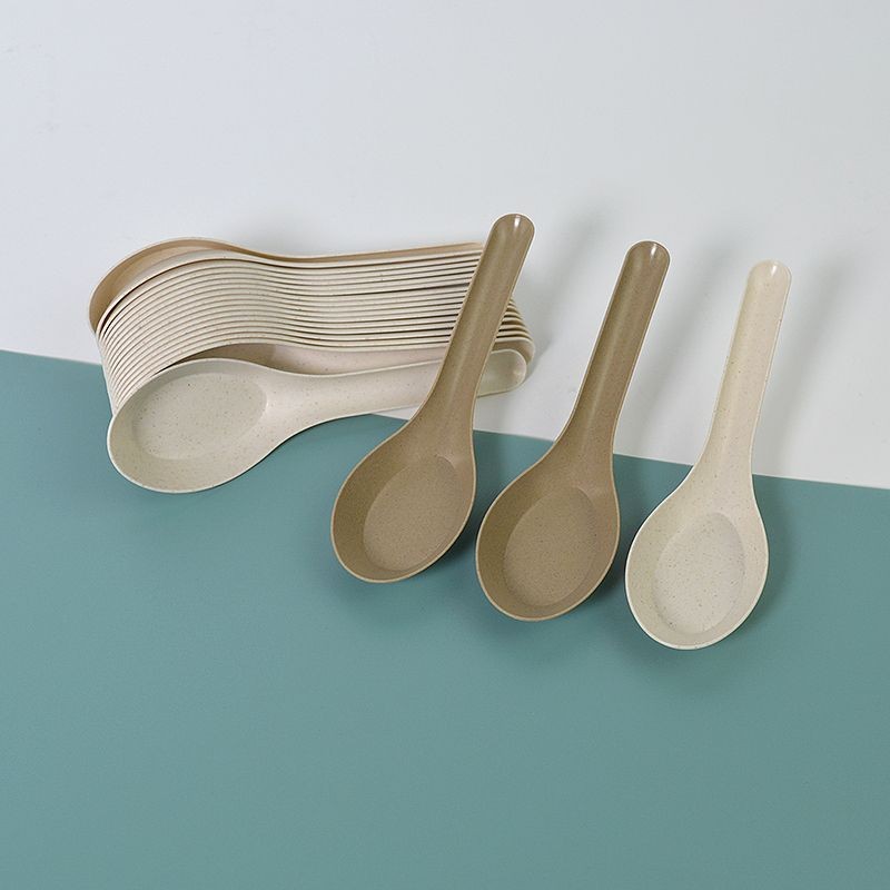 Rice Husk Disposable Spoon Food Grade High Temperature Resistant ...