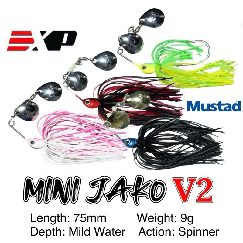 EXP MINI JAKO V2 SPINNER BAIT 🔥Ready Stock🔥 100% Original🔥 | Shopee ...
