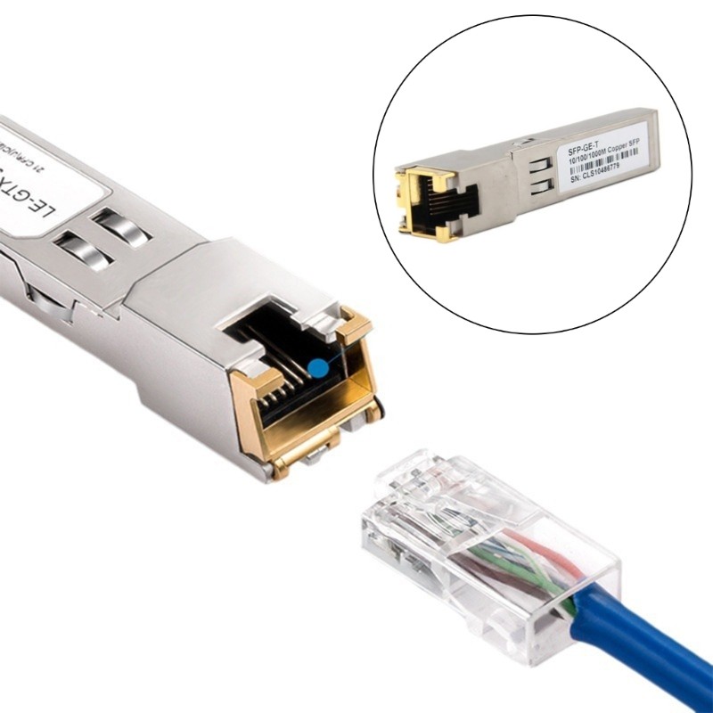 R* SFP RJ45 Copper Transceiver 10 100 1000M Copper Module Gigabit ...