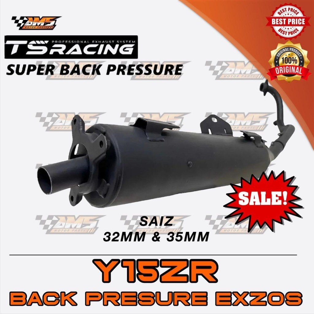 (LIVE) Y15ZR TS RACING EXZOS BACKPRESURE | Shopee Malaysia