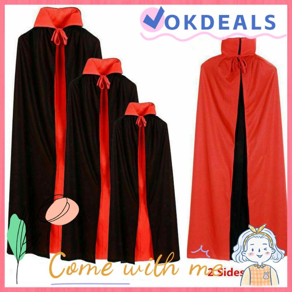 thumbnail image 2 of CB4 Accessories Children's Vampire Cape With Red Bow Tie - Halloween Fancy Dress, Dracula Costume 2 of 4