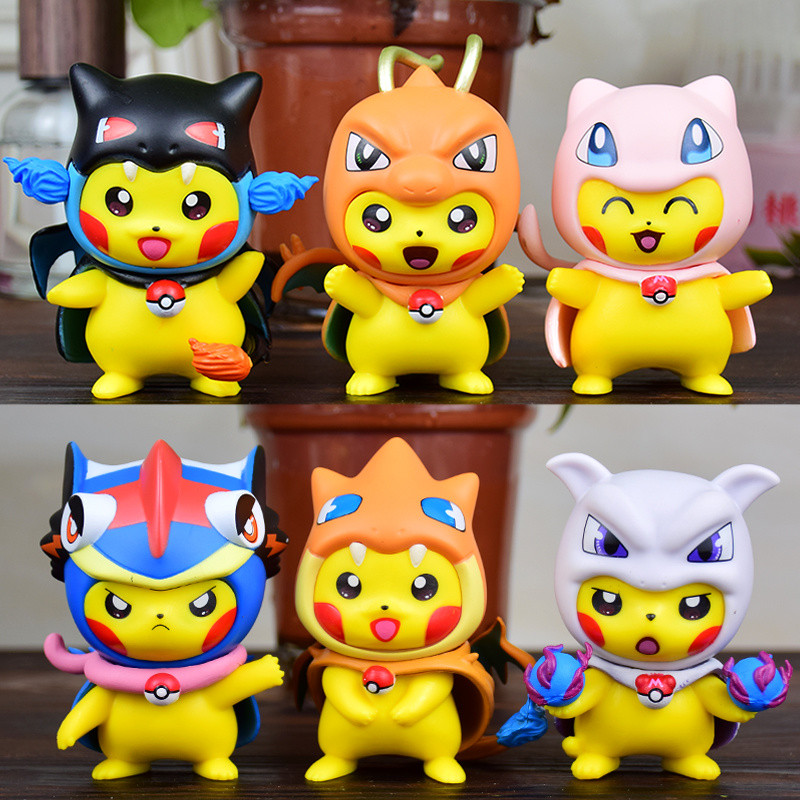 Magic Baby Pet Elf Pikachu Hand-Made Costume Blind Box Doll Model ...