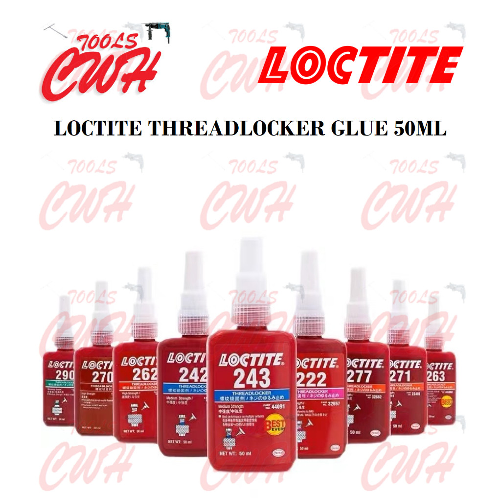 50ML SCREW GLUE THREADLOCKER SUPER STRONG ADHESIVE GAM KUAT CEPAT ...