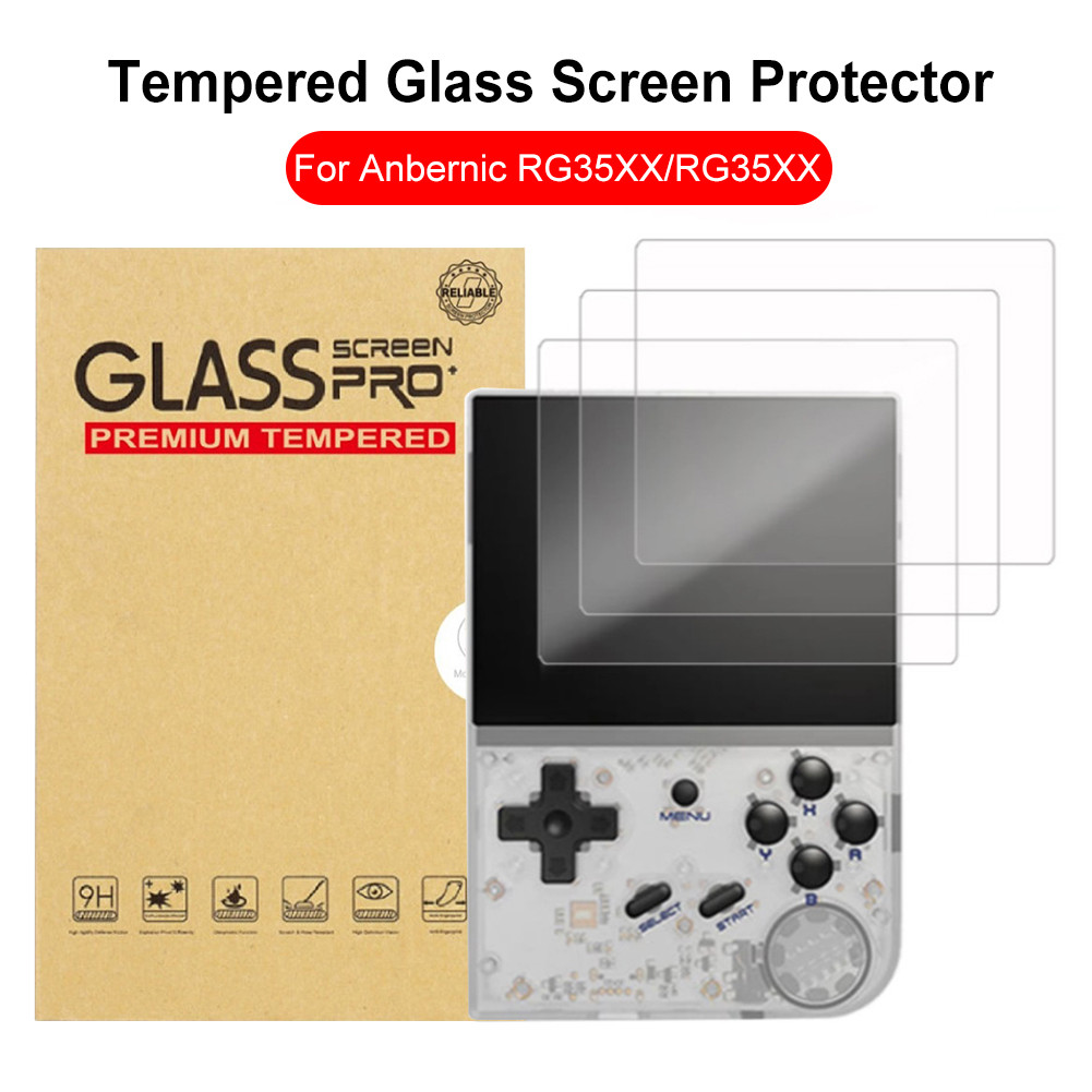 High Definition Tempered Glass Screen Protector for Anbernic RG35XX and