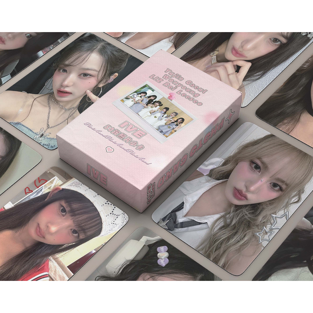 50-124pcs IVE Alive Hologram Laser Lomo Cards SWITCH DIVE Photocards I ...