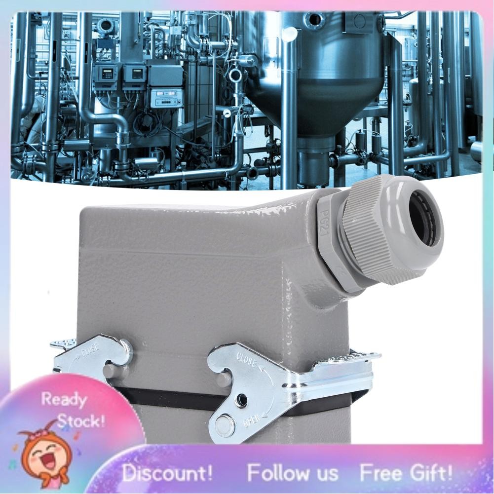 Ujewndju Industrial Plug Kit 16A 500V Cast Aluminum Alloy Heavy Duty