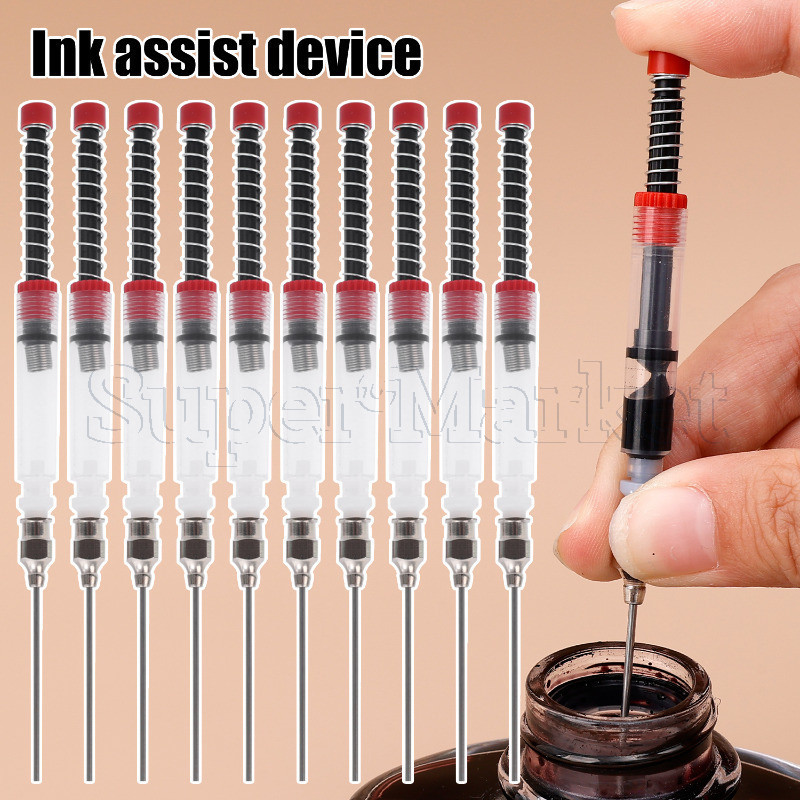 Fountain Pen Ink Cartridge Converter Filler - Fountain Pen Ink Syringe ...