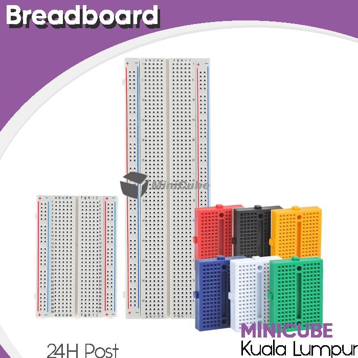 Solderless Breadboard 170 400 830 Holes Arduino Donut Board | Shopee ...