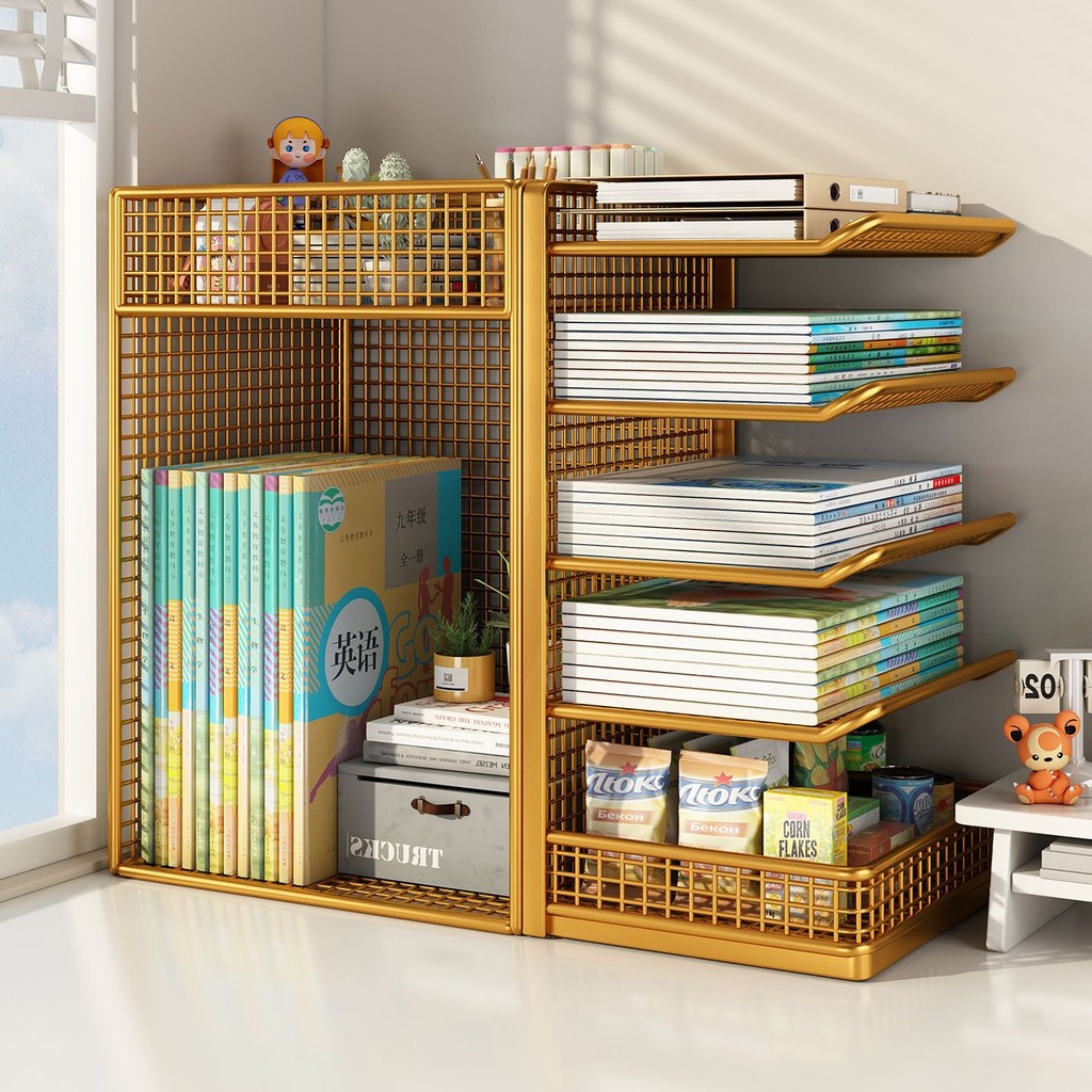 Desk Storage Rack Subject Classification Rack Student Desktop Book ...