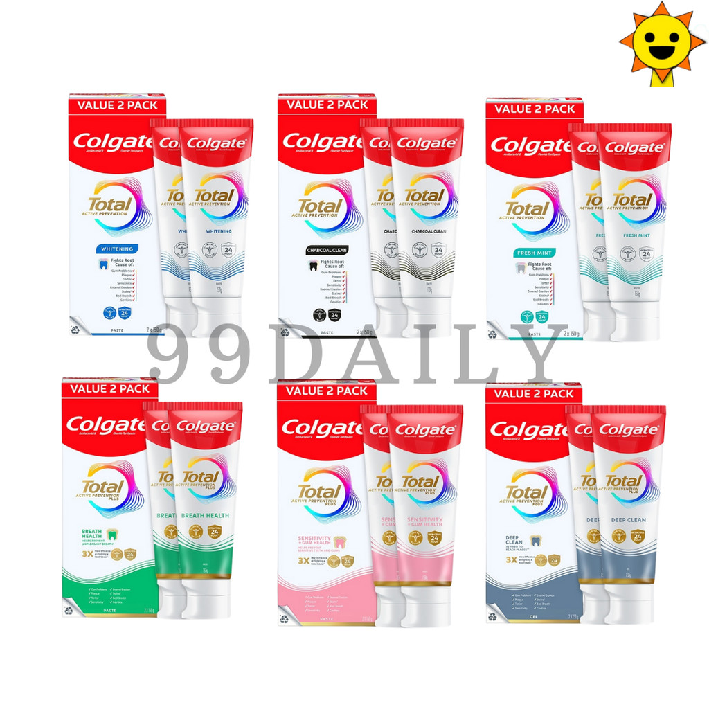 Colgate Total 12 Toothpaste Complete Protection | Whitening / Charcoal ...