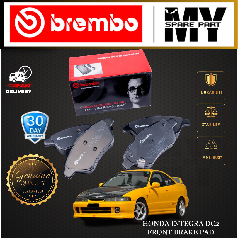 HONDA INTEGRA DC2 FRONT FW BRAKE PAD BREMBO | Shopee Malaysia