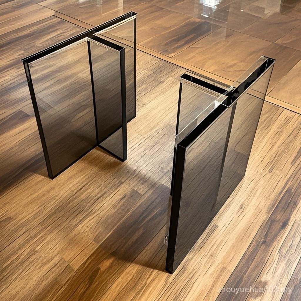 High Transparent Gradient Color Acrylic Table Leg Stone Pattern ...