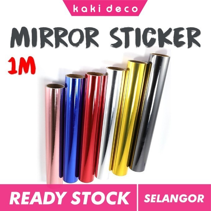 KakiDeco READY STOCK🔥Mirror Chrome Stickers🔥Stickers Balloon Stickers ...