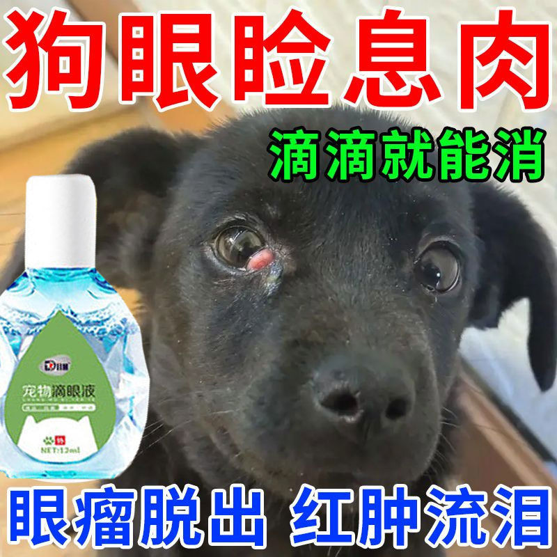 Dog Cherry Eye Drops Eye Drops Liquid Pet Third Eyelid Eye Growth Take off Inflammation Eyes Relieve Fleshy Red Swelling Remove Tears 8.6