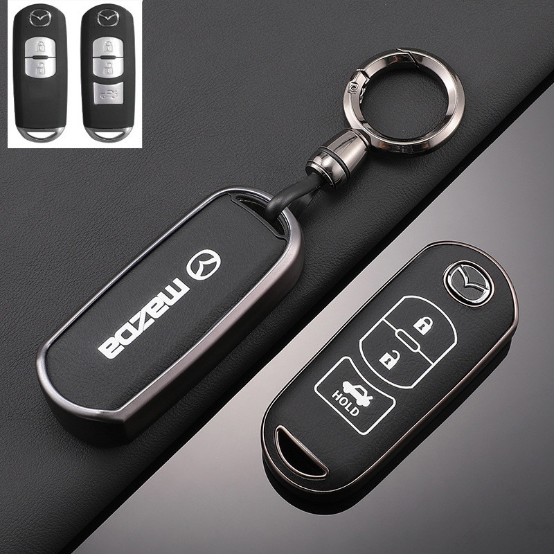 CWBFC Llaveros De Coche Para Mazda CX-30,resistente Al Desgaste Y Al Polvo Accesorios Para Llaves De Coche Piezas De Repuesto Decorativas Moda