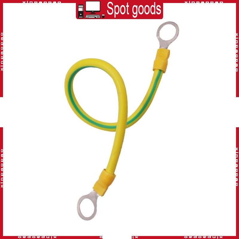 XI Yellow Green Grounding Wire With ORings Terminals Solar