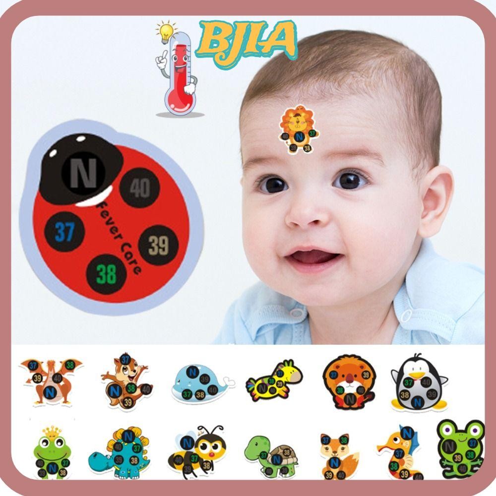 BJA Fever Indicator Stickers, Cartoon Body Fever Thermometer Baby ...