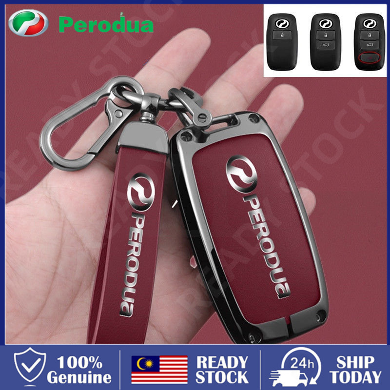 Zinc Alloy Car Key Cover for Perodua Axia 2023 2024 Ativa Alza Myvi ...