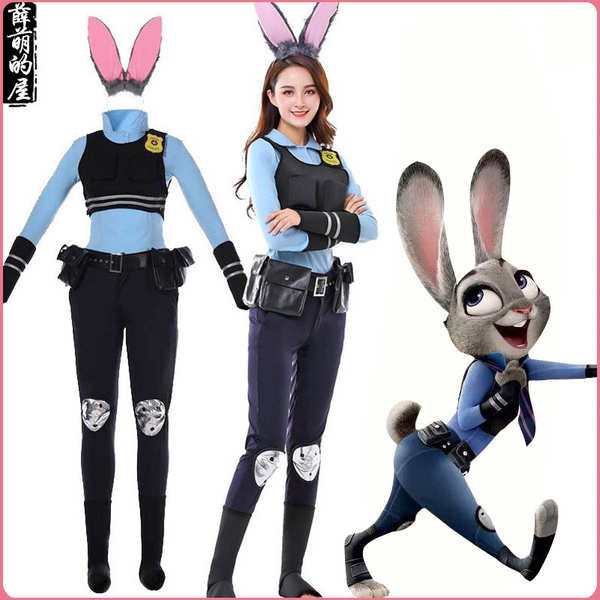 Zootopia Halloween Disney Cosplay Cosplay Kostum Dewasa Bunny Judy ...
