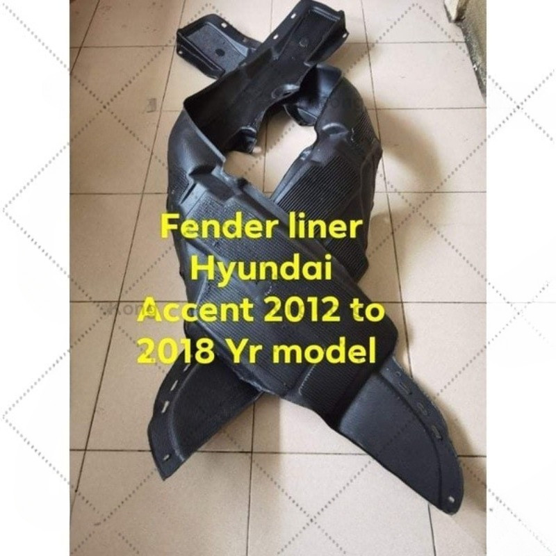 Front Fender liner Hyundai Accent 2012 2013 2014 2015 2016 2017 PER ...
