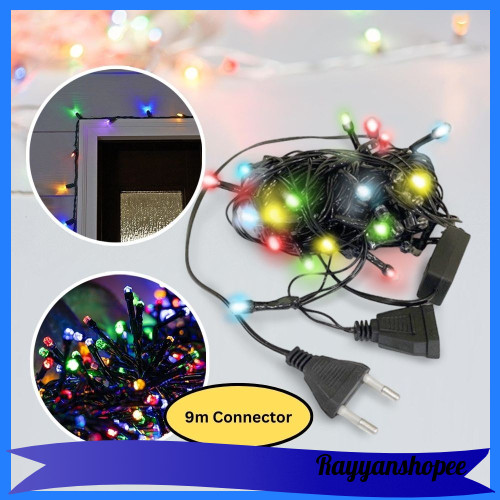 100S Mix Color LED Light Lampu Raya with 9m Connector for Home Deco ...