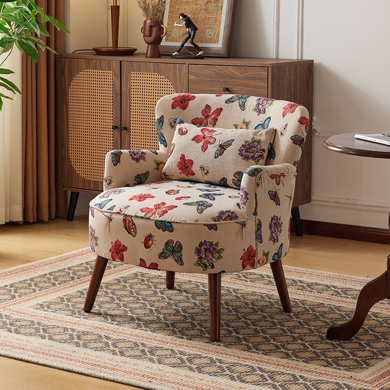 Nordic Single Sofa Chair Light Luxury Living Room Bedroom Negotiation ...