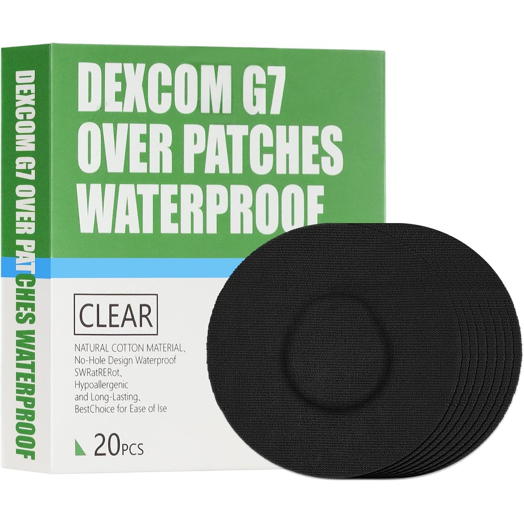 20 Pack,Over Patches Waterproof for Dexcom g7,CGM Sensor Patches| Non ...