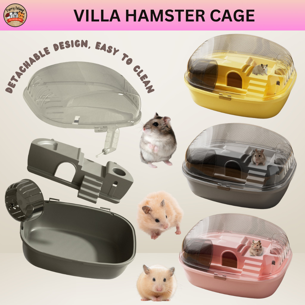 Curated visual reference: Fresh Look at Villa Hamster Cage Full Set Sangkar Hamster Luxury Villa Large
